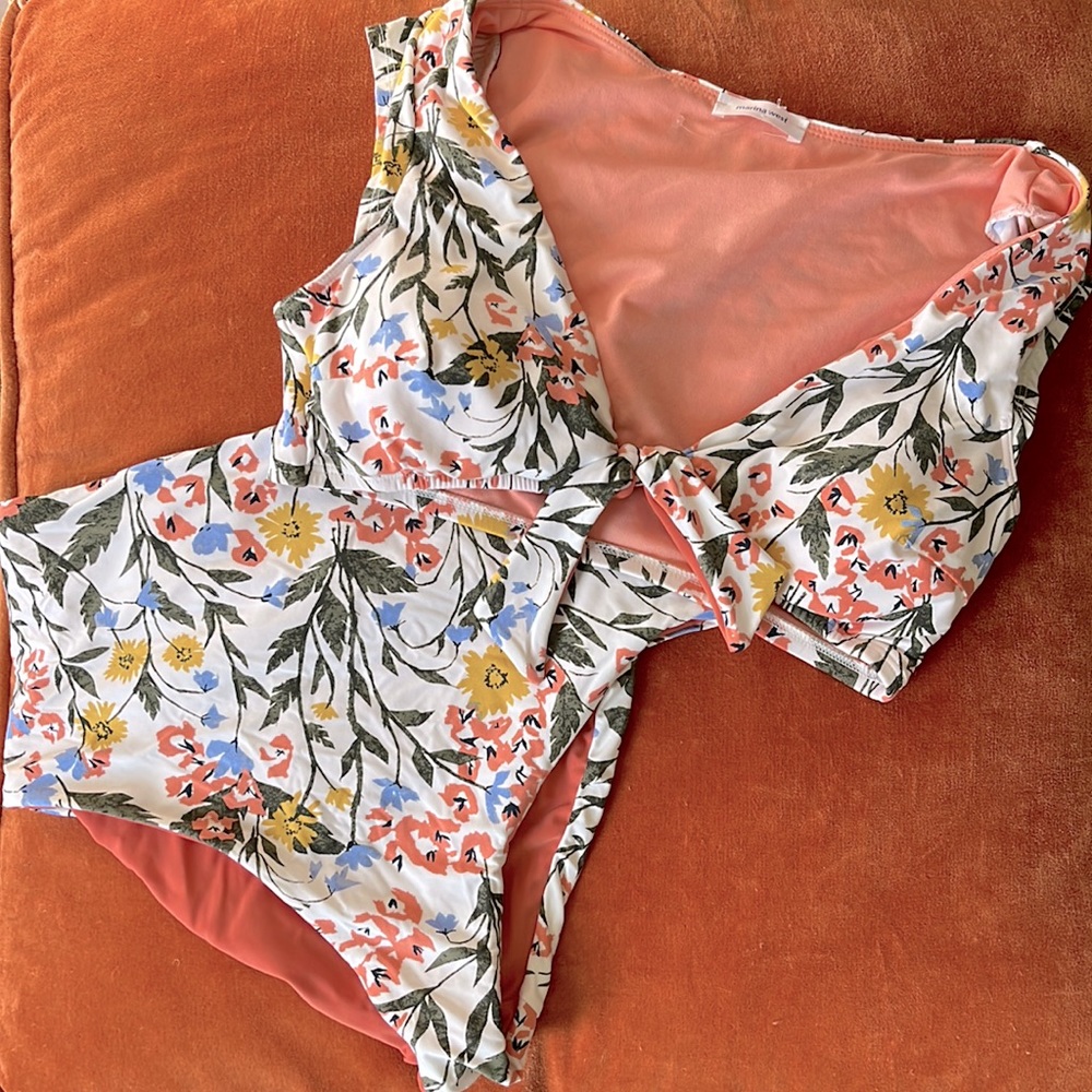 High waisted swim suit set